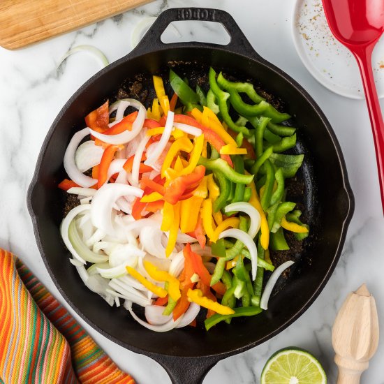 Fajita Onion and Peppers