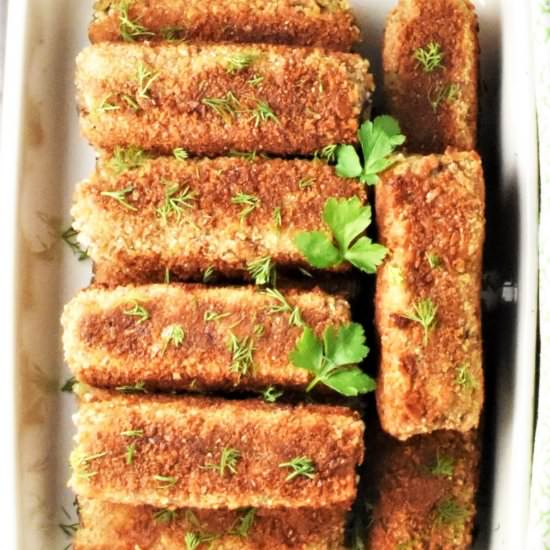 Polish Mushroom Croquettes