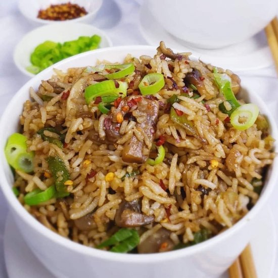 Mushroom Fried Rice