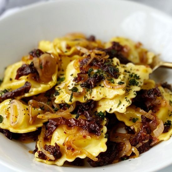 Ravioli with Sun-Dried Tomatoes