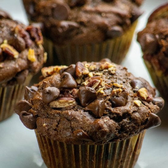 Double Chocolate Chip Muffins