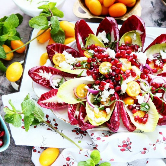 Belgian Endive Kumquat Salad