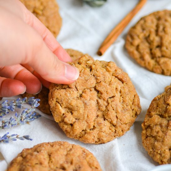 Oatmeal Snickerdoodle Cookies