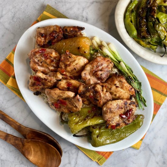 Grilled Pepper Jelly Chicken