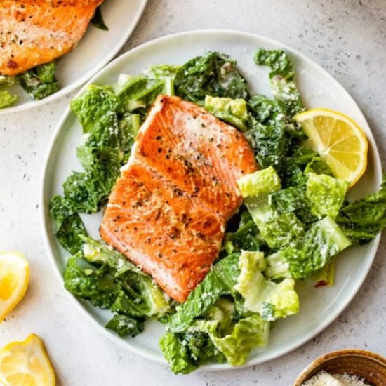 Salmon Caesar Salad