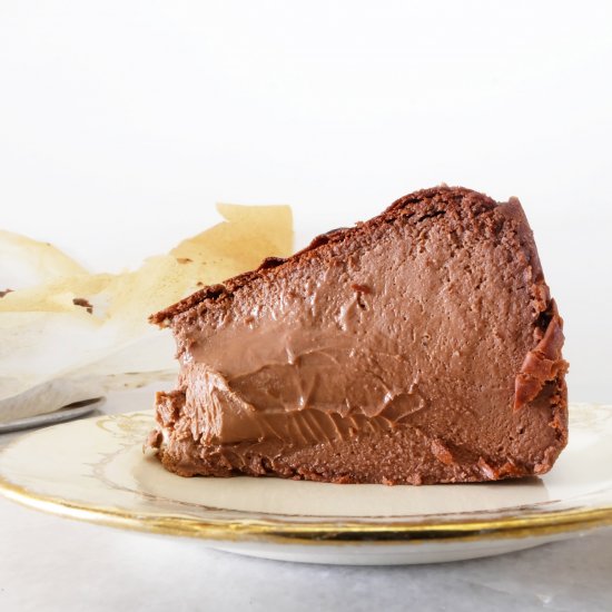 Chocolate Burnt Basque Cheesecake