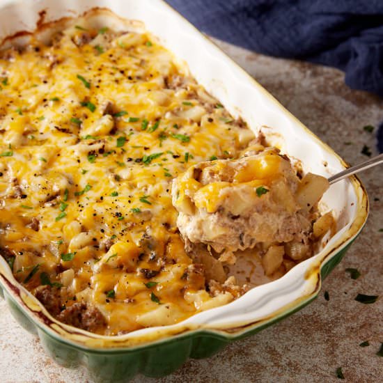 Hamburger Potato Casserole