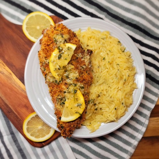 Lemon Chicken Orzo