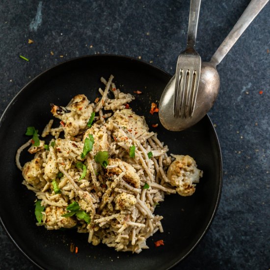 Garlicky Roasted Cauliflower