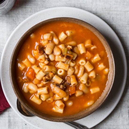 Italian Pasta Fagioli Soup