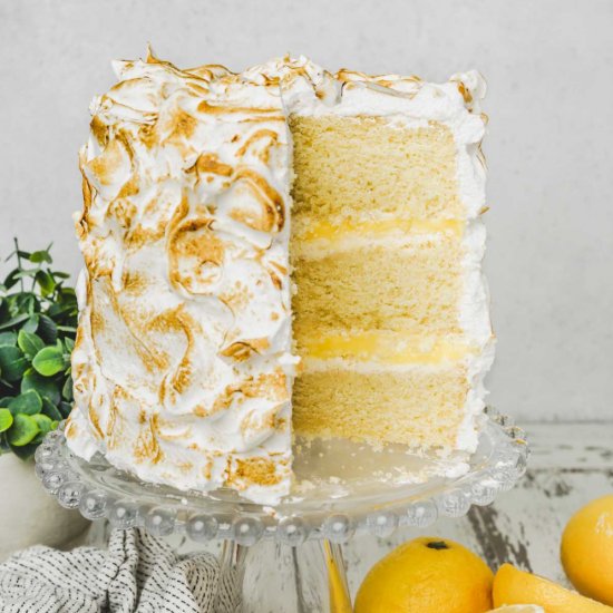 Lemon Meringue Cake