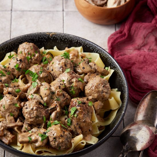 Meatball Stroganoff