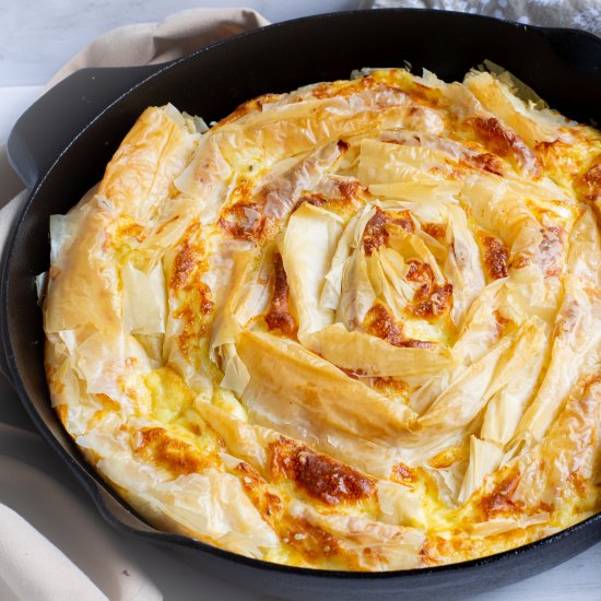 Banitsa (Bulgarian Cheese Pie)