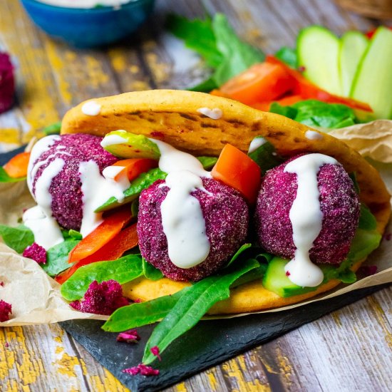 Beetroot Falafel (Vegan)