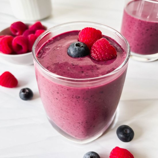 Blueberry Raspberry Smoothie