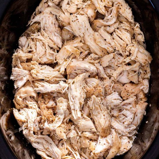 Crock-Pot Shredded Chicken