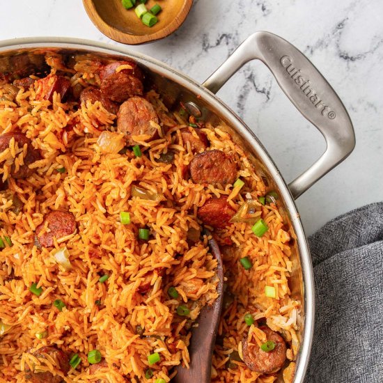 Smoked Sausage and Rice