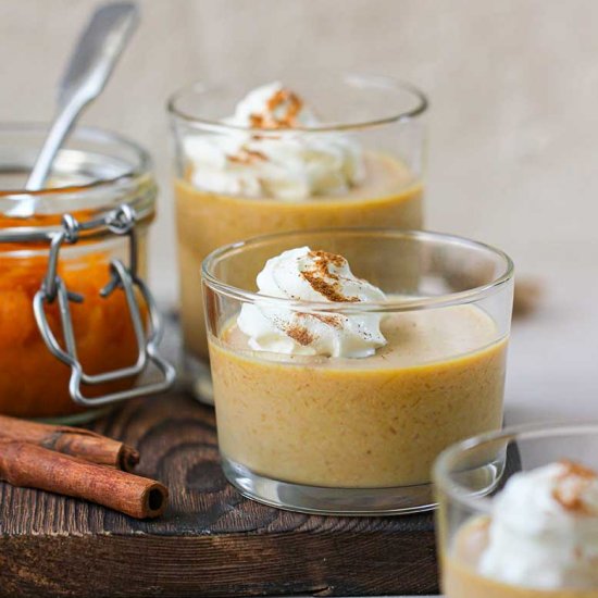 pumpkin panna cotta