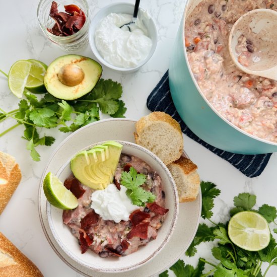 Black Beans and Rice Soup