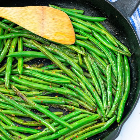 Blistered Green Beans