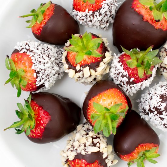 Vegan Chocolate Coverd Strawberries