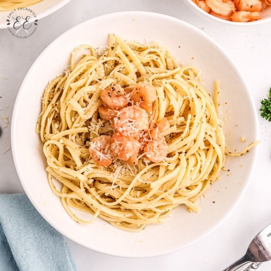 Garlic Shrimp Pasta