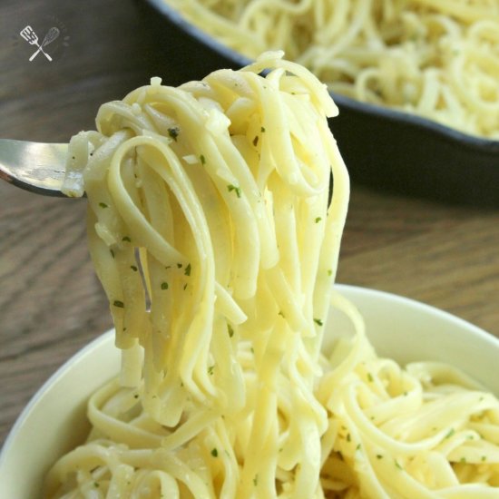 Garlic Buttered Parmesan Noodles