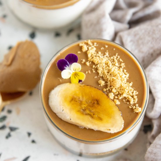 Banana Biscoff Pudding