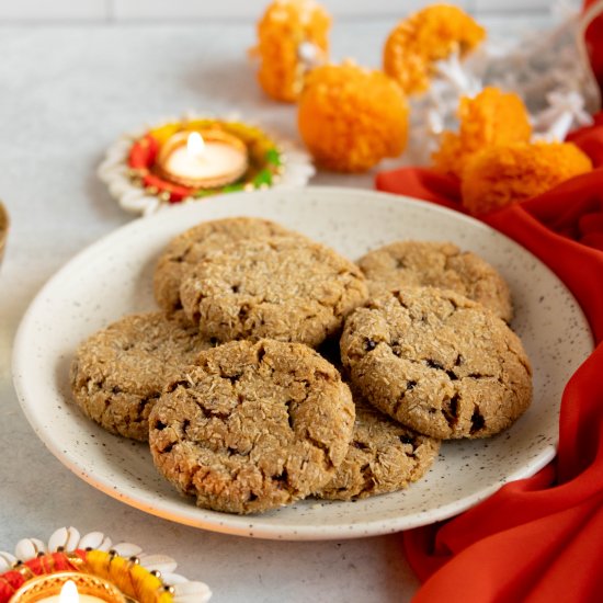 Coconut and Jaggery Cookies