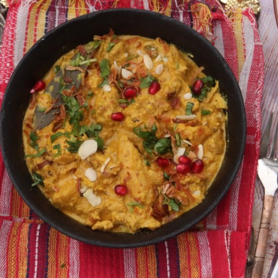 Saffron Chicken Korma