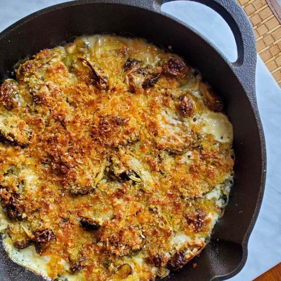 Brussel Sprout Gratin