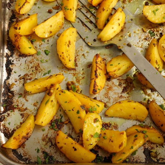 Greek Lemon Potatoes