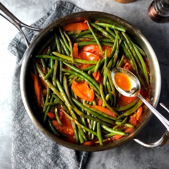 Harissa Green Beans