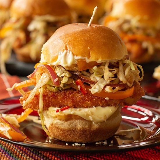 Chicken Katsu Sliders