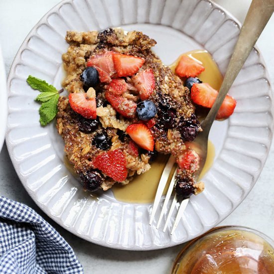 Healthy Baked Oatmeal