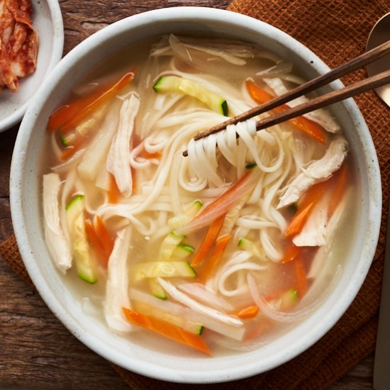 Korean Chicken Noodle Soup