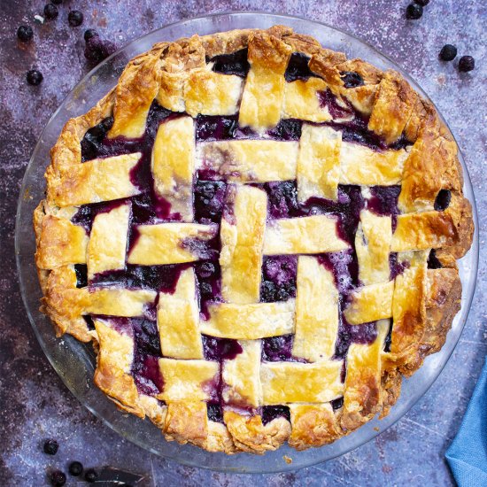 Scratch Blueberry Pie