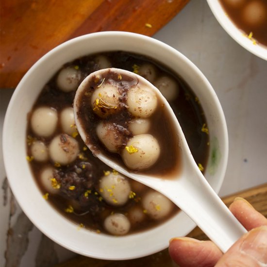 Red Bean Mochi Soup