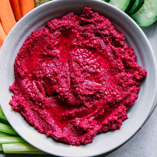 Roasted Red Beet Hummus