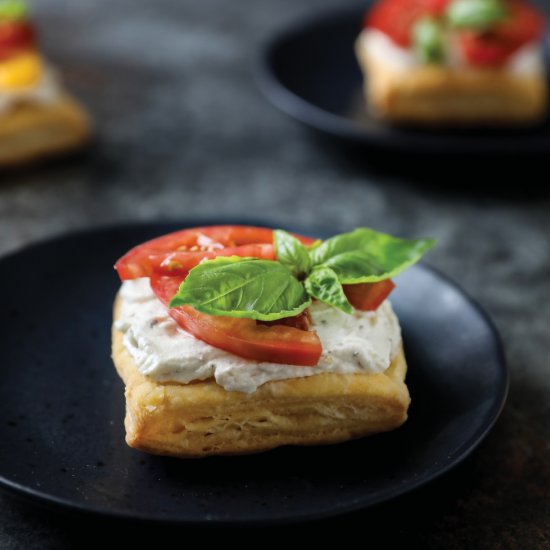 Goat Cheese & Tomato Puff Pastry