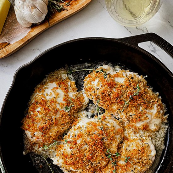 Baked Creamy Cheesy Chicken Breasts