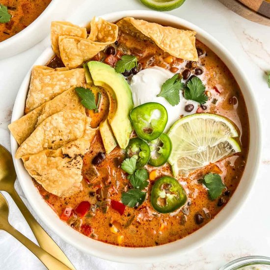 Vegan Enchilada Soup