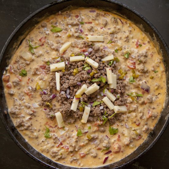 Beefy Queso Dip