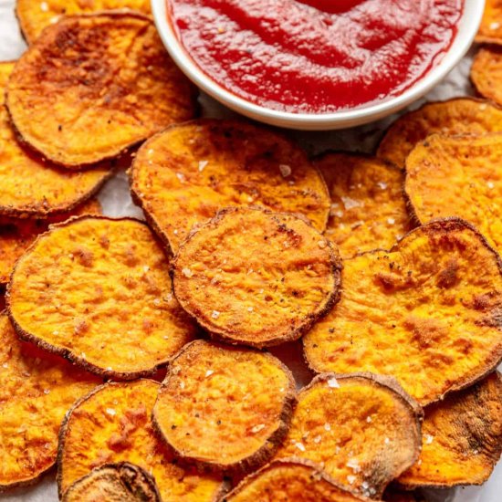 Air Fryer Sweet Potato Chips