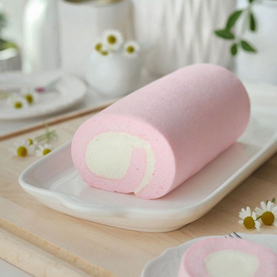 Cotton Candy Swiss Cake Roll