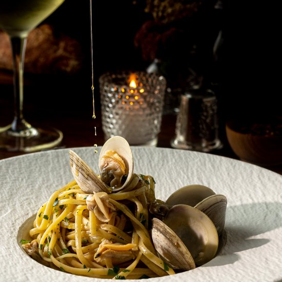 Linguine in White Clam Sauce