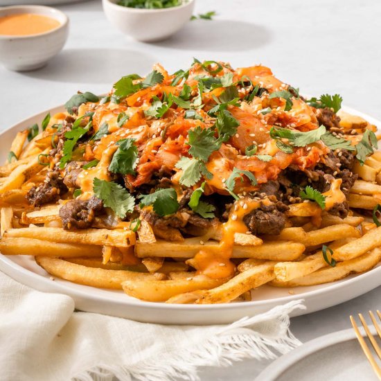 Loaded Korean Bulgogi Fries