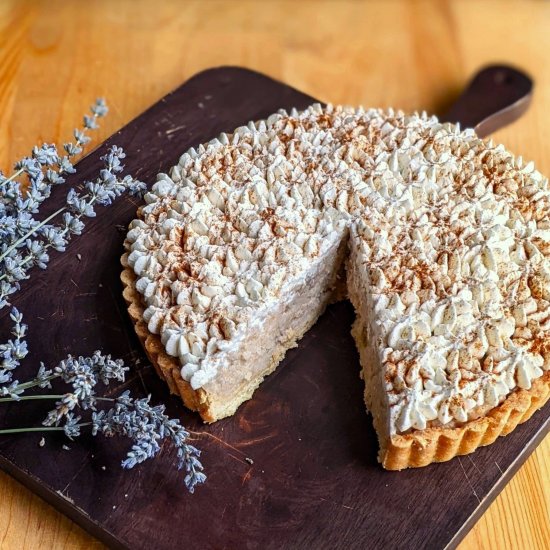 Rice Pudding Tart with Rum Raisins