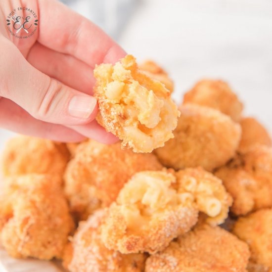 Air Fryer Mac and Cheese Bites