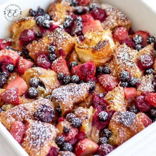 Berry Croissant Bake